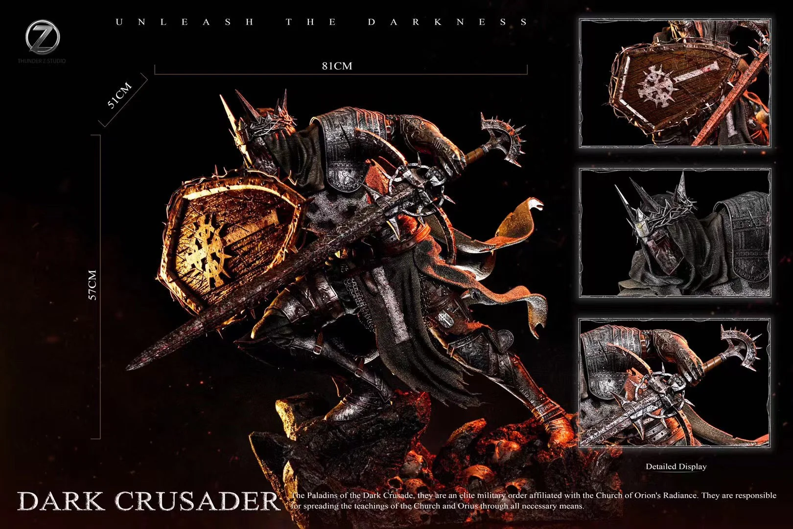 Thunder Z Studio - Custom Order Lords of the Fallen Dark Crusader | 私定 堕落之王 黑暗十字军