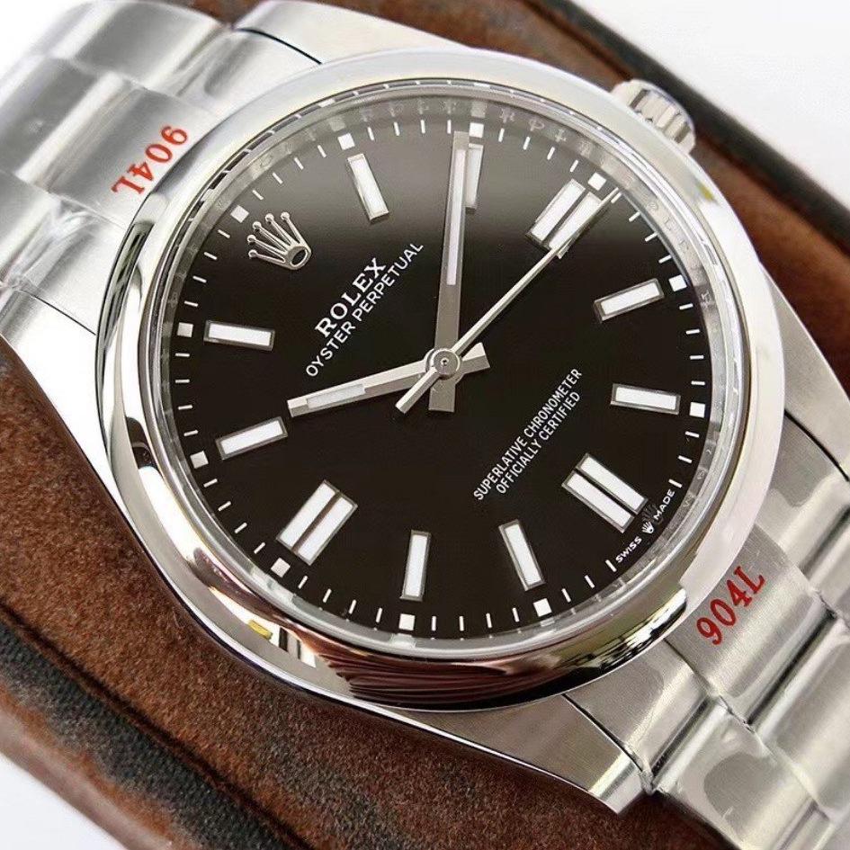 Rolex Watch OYSTER PERPETUAL 41 STAINLESS STEEL BLACK DIAL Watch