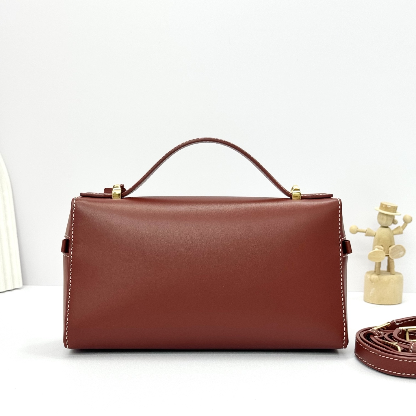 Loro piana Extra Bag L23 Handbag Red Brick Crossbody Bag