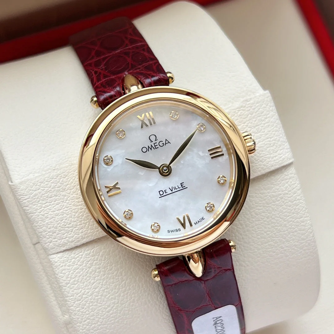 Omega Watch  De Ville 27.4mm Gold Mop Pearl Dial