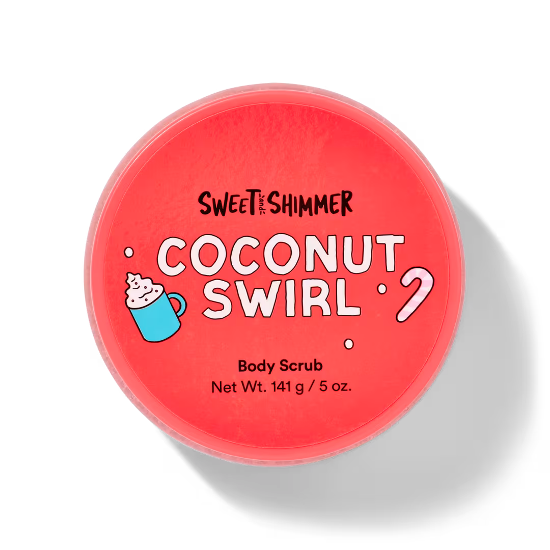 Sweet & Shimmer  Coconut Swirl Body Scrub