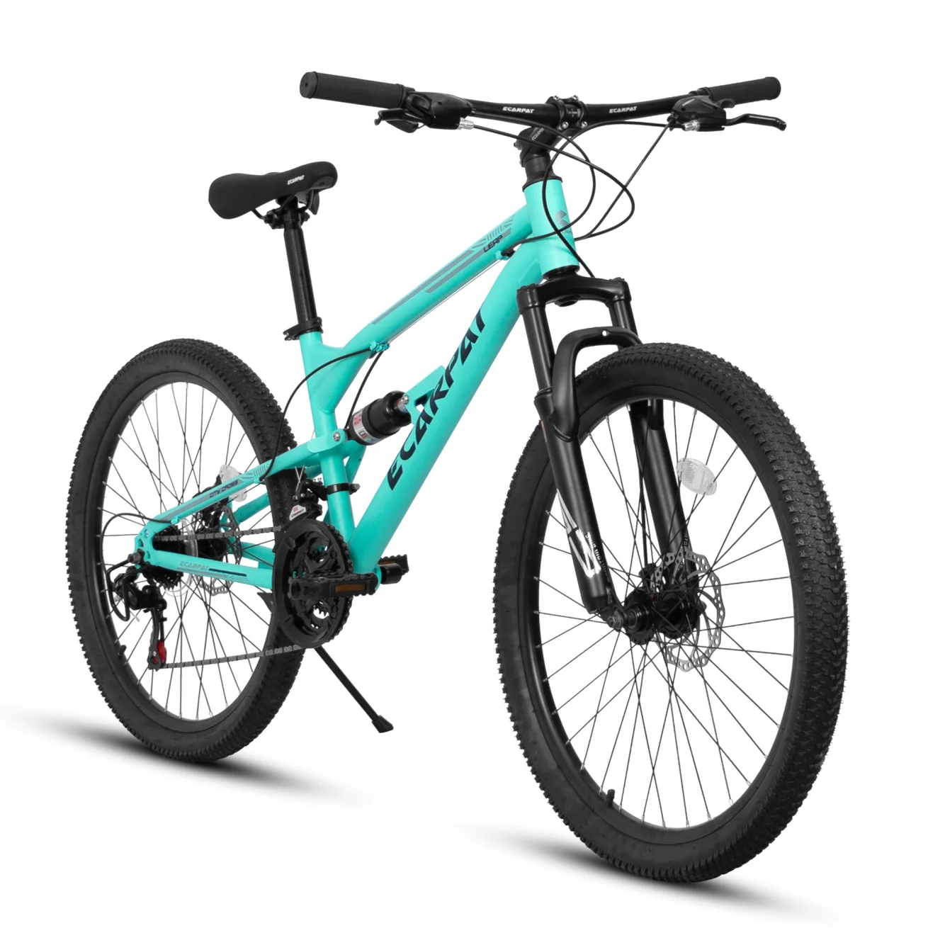 26 Inch Lightweight High-Strength Mountain Bike with 21-Speed Sensitive Shifting and Dual Shock System for Urban Commuting, Mountain Adventure, Blue