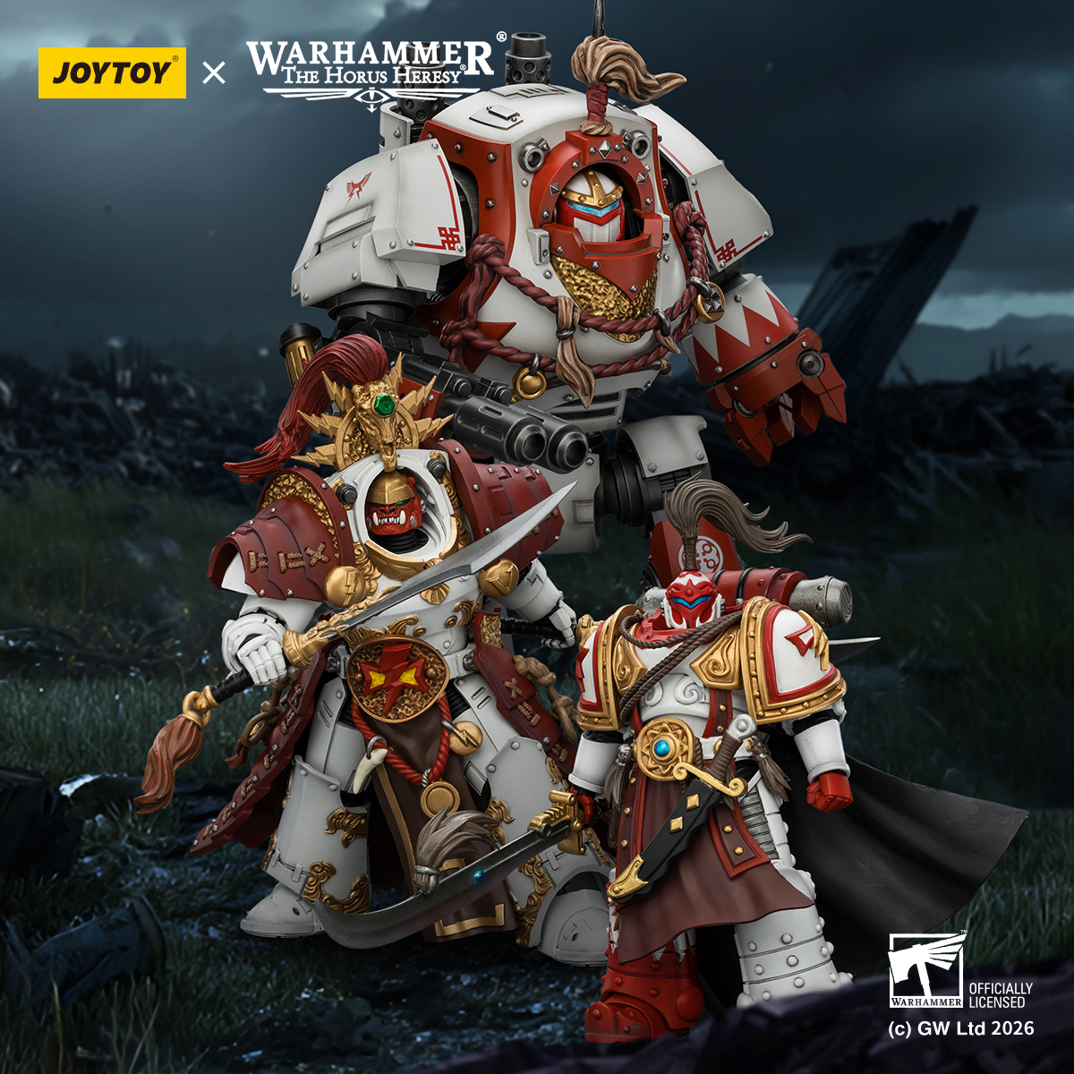 JOYTOY Warhammer The Horus Heresy 1: 18 White Scars Legionary - JOYTOY WORLD
