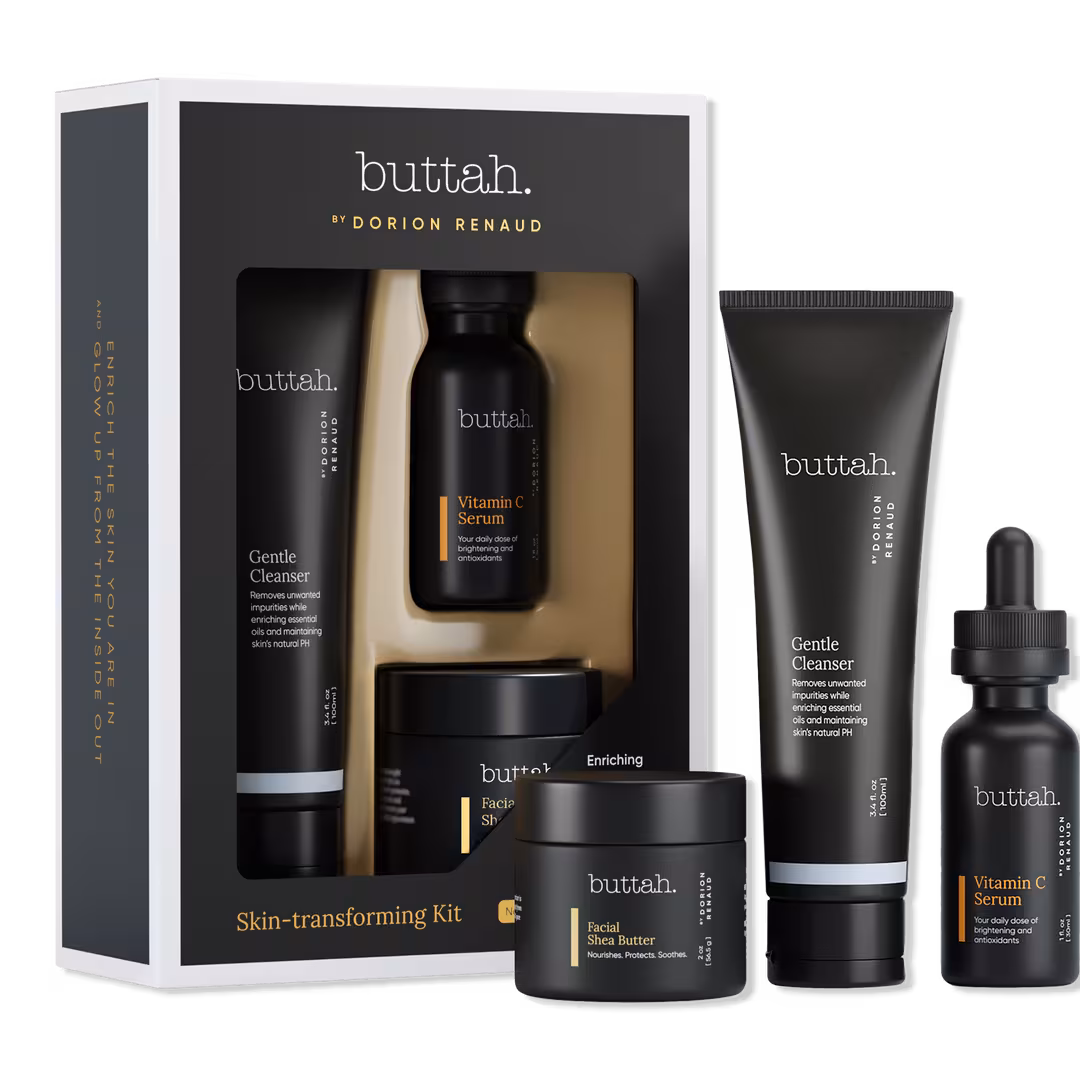 Buttah Skin  Skin Transforming Kit with Facial Shea Butter