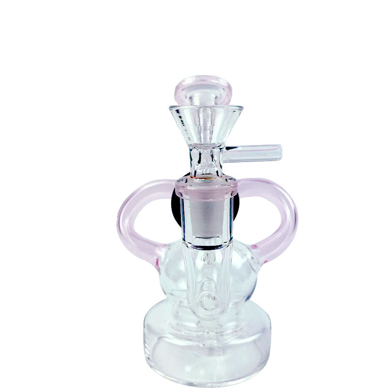 6 Mini Recycler Glass Dab Rig