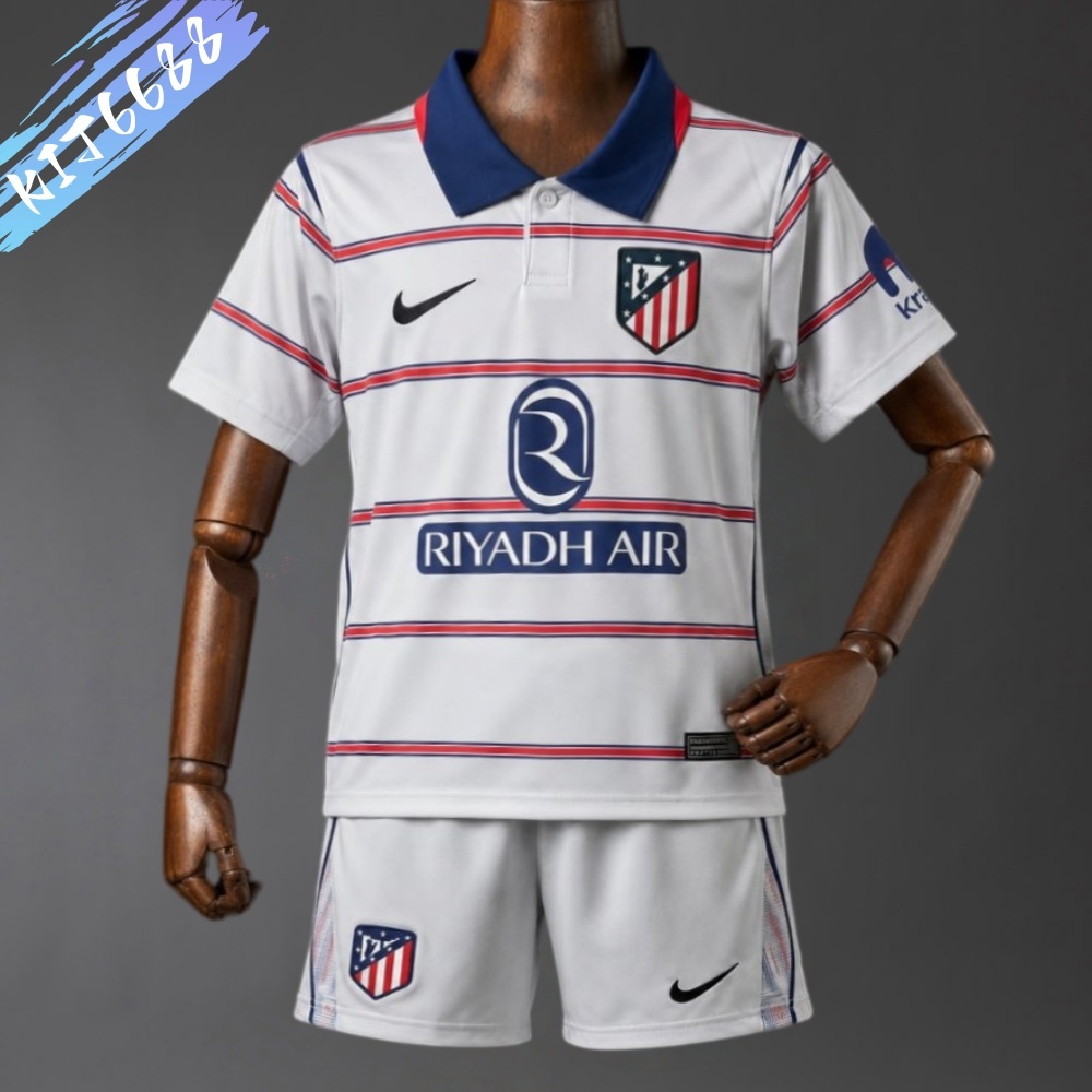 2026/2027 Atletico Madrid Third Away Football Kids Kit （Kids Kit socks）