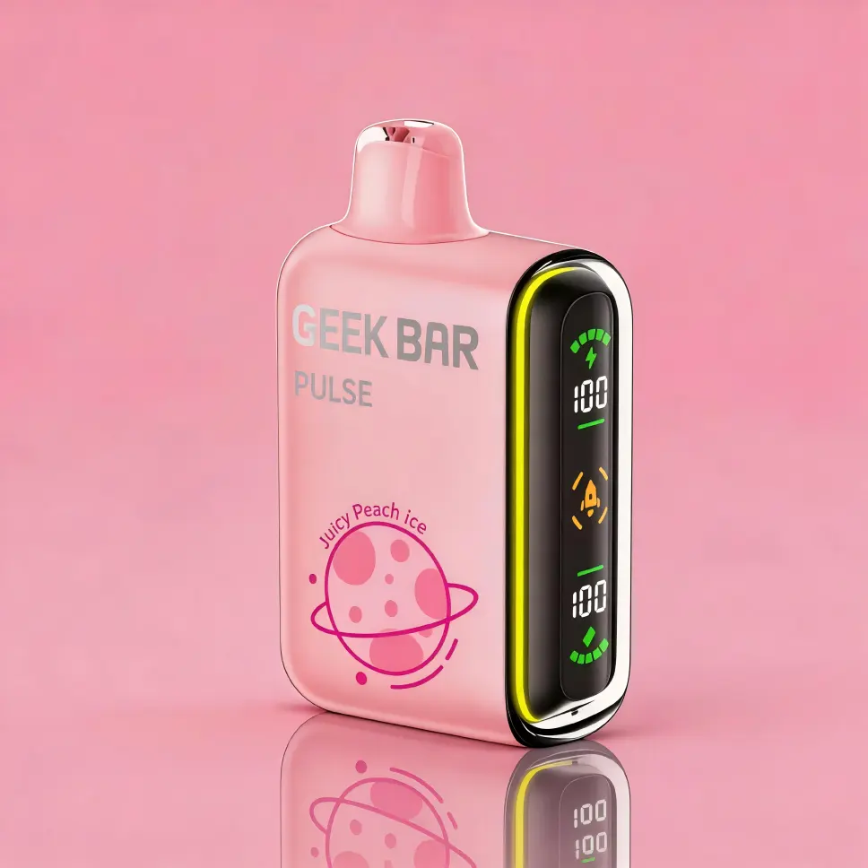 Juicy Peach Ice Geek Bar Pulse