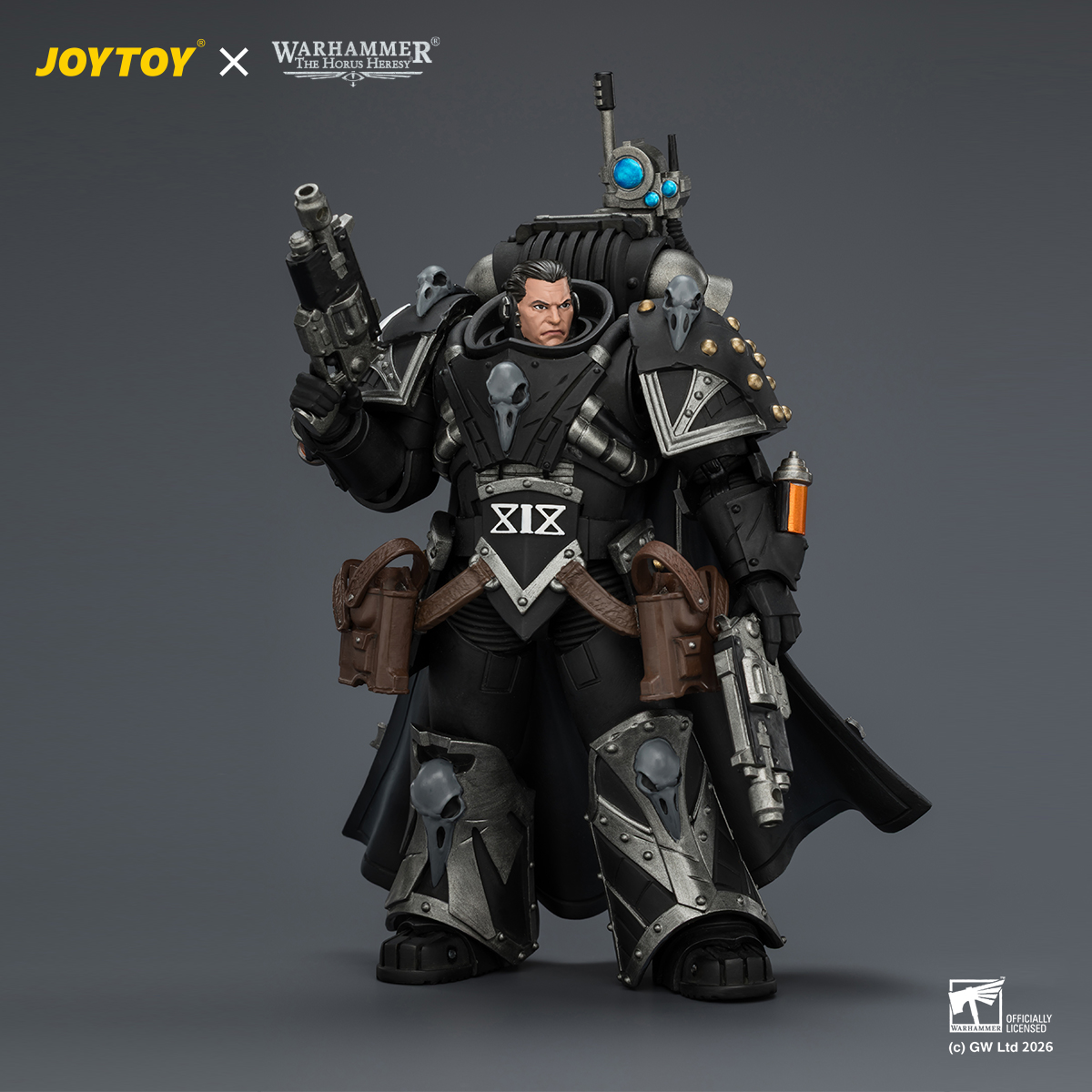 JOYTOY JT04346 Warhammer The Horus Heresy 1:18 Raven Guard Kaedes Nex the Blood Crow with Fulcrum hand cannons - JOYTOY WORLD
