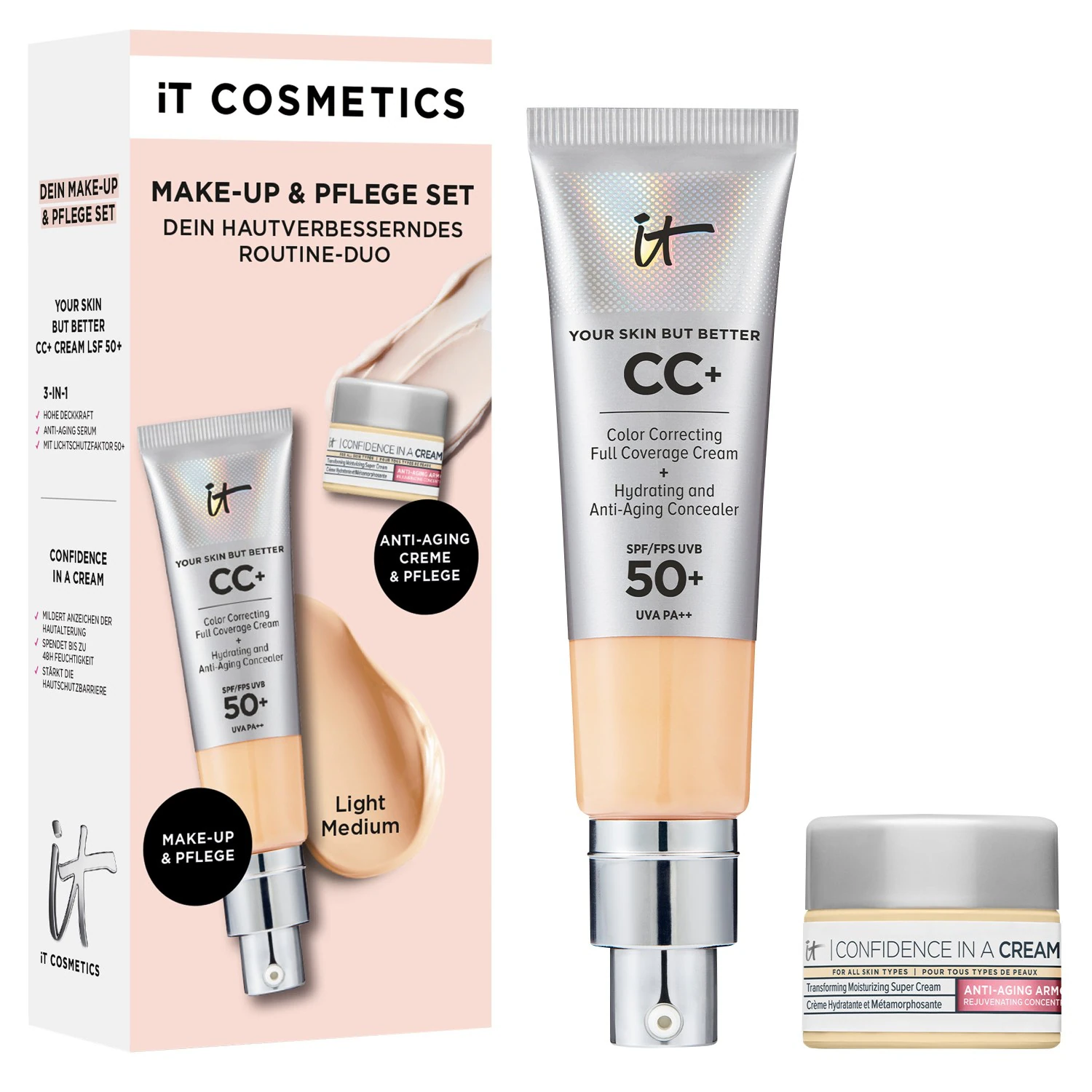 CC+ SPF 50+ & Confidence In A Cream