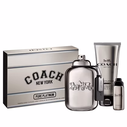 Coach Pure Platinum Eau de Parfum Spray Gift Set 100ML