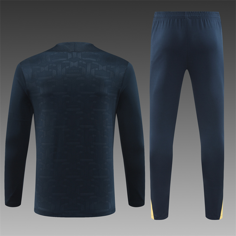 2024/2025 Barcelona Royal Blue Half Zip Tracksuit (Adult Kit)