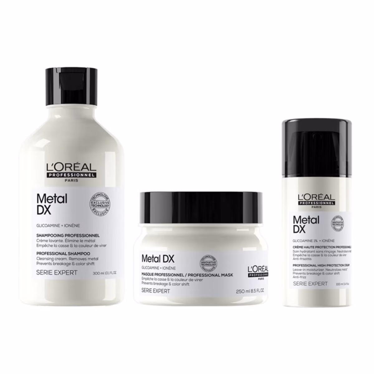Metal DX Bundle Shampoo, Maske & Cream 3er Set