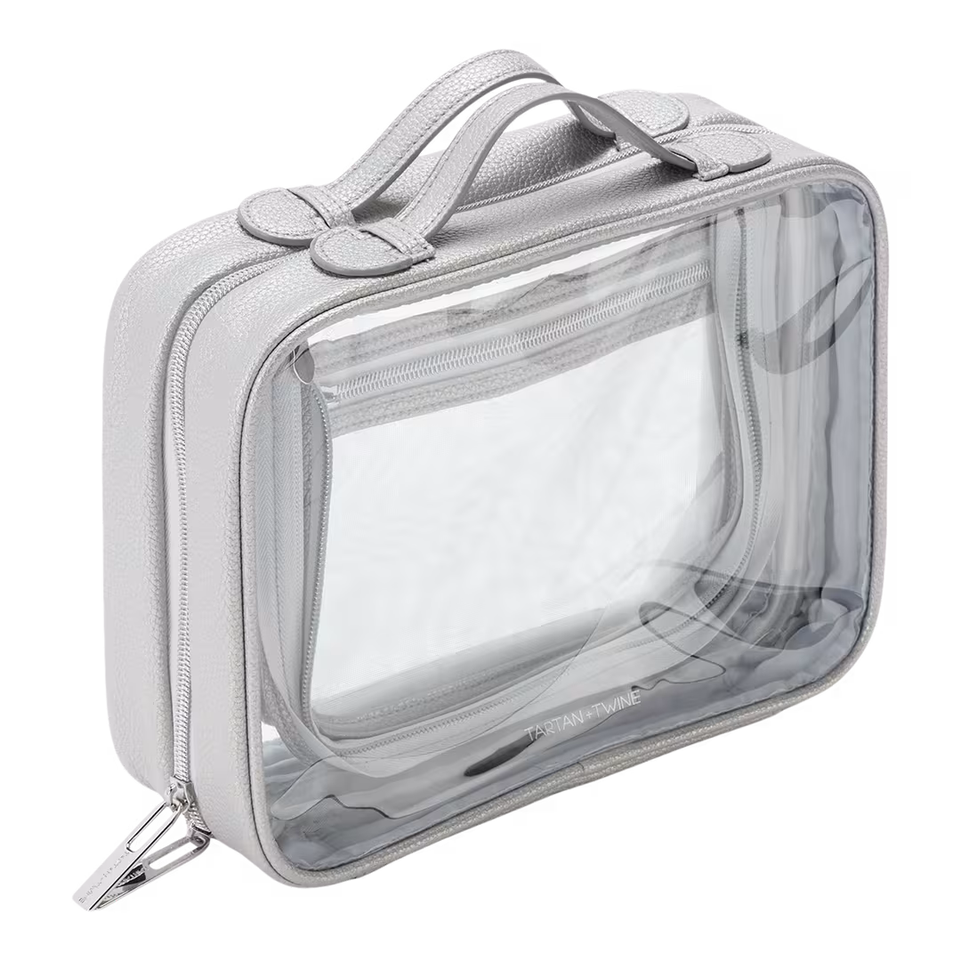 Tartan + Twine  Metallic Mood Silver Weekender