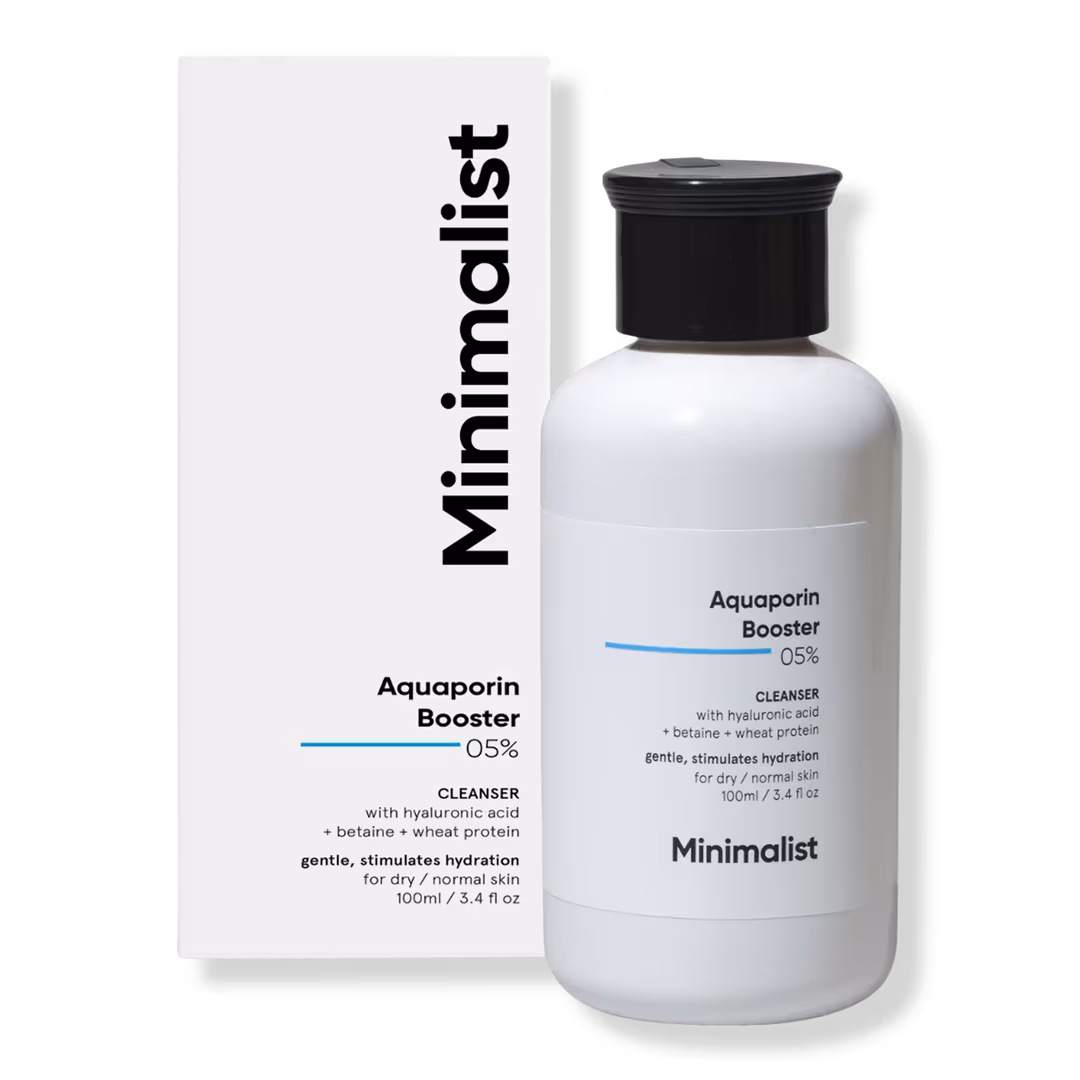 Minimalist  Aquaporin Booster 5% Face Cleanser with Hyaluronic Acid for Dry Skin
