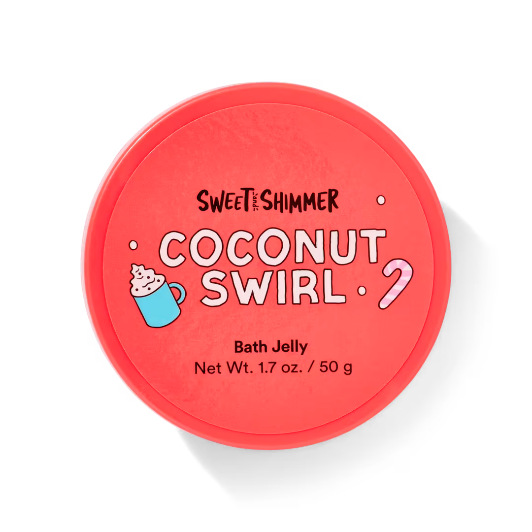 Sweet & Shimmer  Coconut Swirl Bath Jelly
