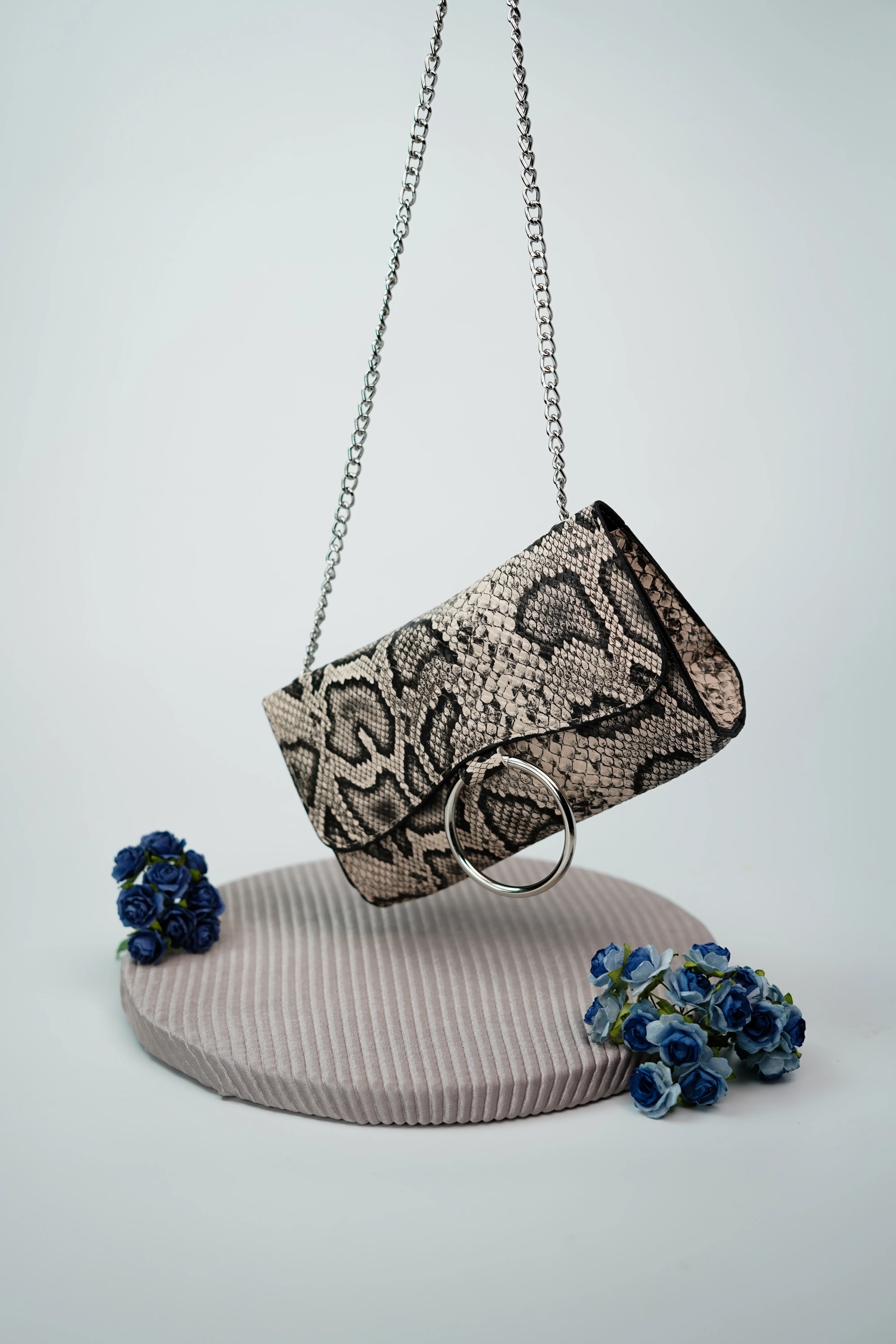 Reptile Print Sling Belt Bag