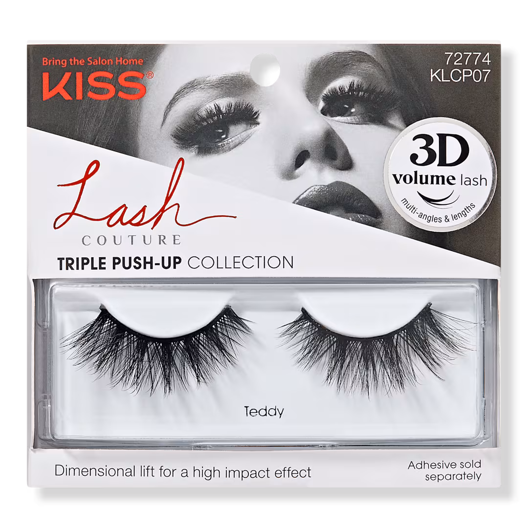 Kiss  Lash Couture Triple Push-Up, Teddy
