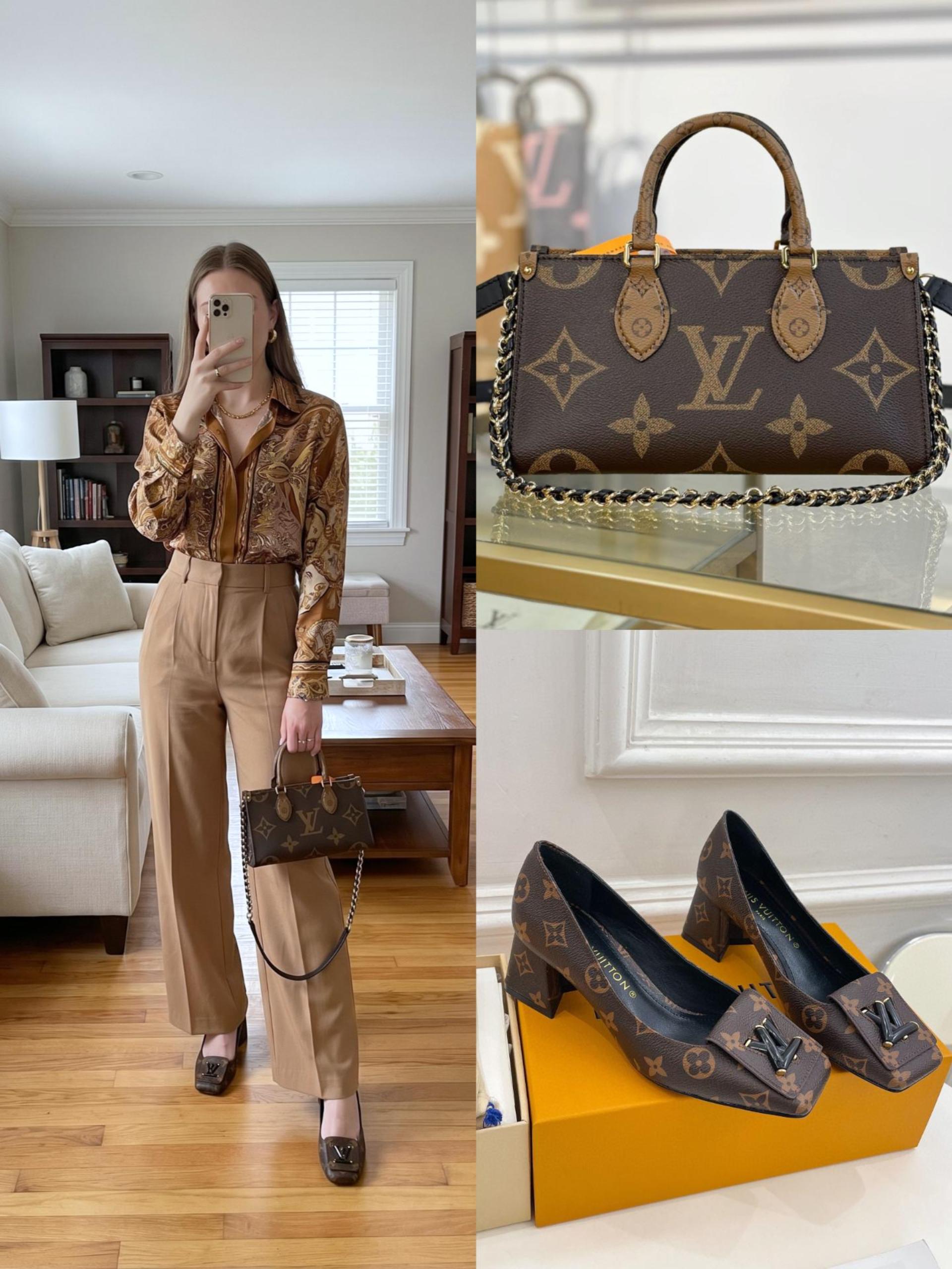 LV Shoes & Bag Set