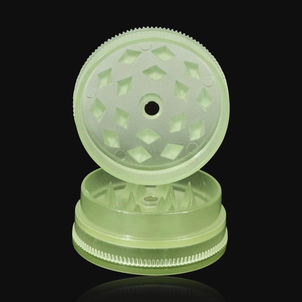 Luminous Plastic 2 Layer Herb Grinder