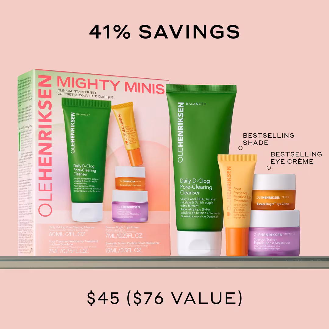 OLEHENRIKSEN  Mighty Minis Clinical Skincare Starter Set
