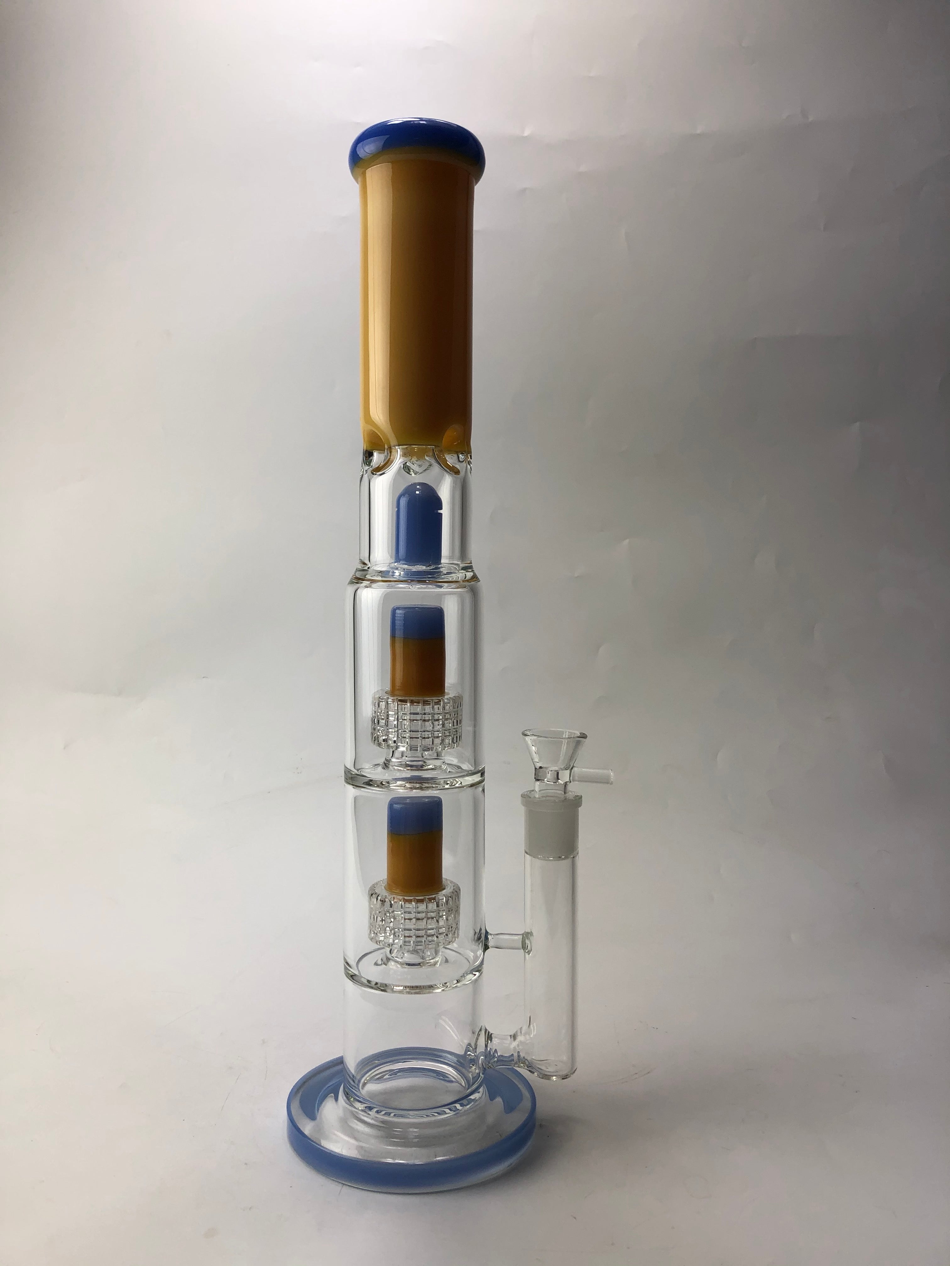 17 Double Matrix Perc Water Bong