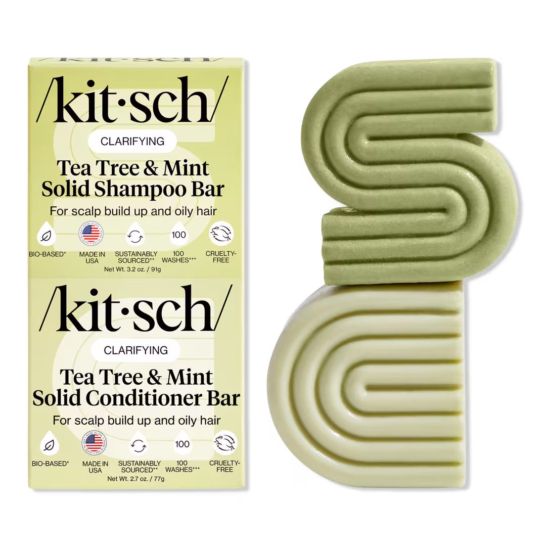 Kitsch  Tea Tree Shampoo + Conditioner Bar Combo