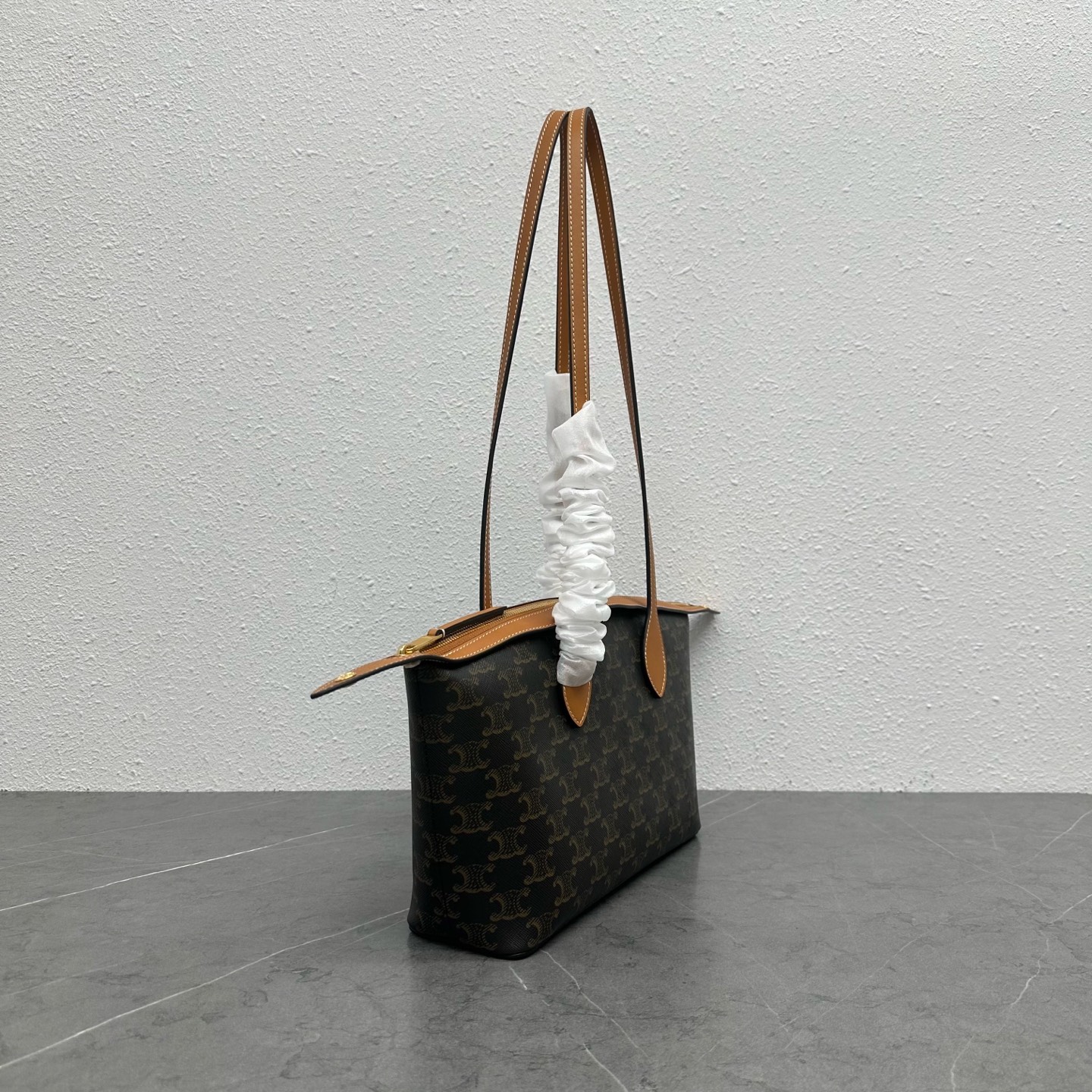 Celine Cabas Thais in Triomphe Bag