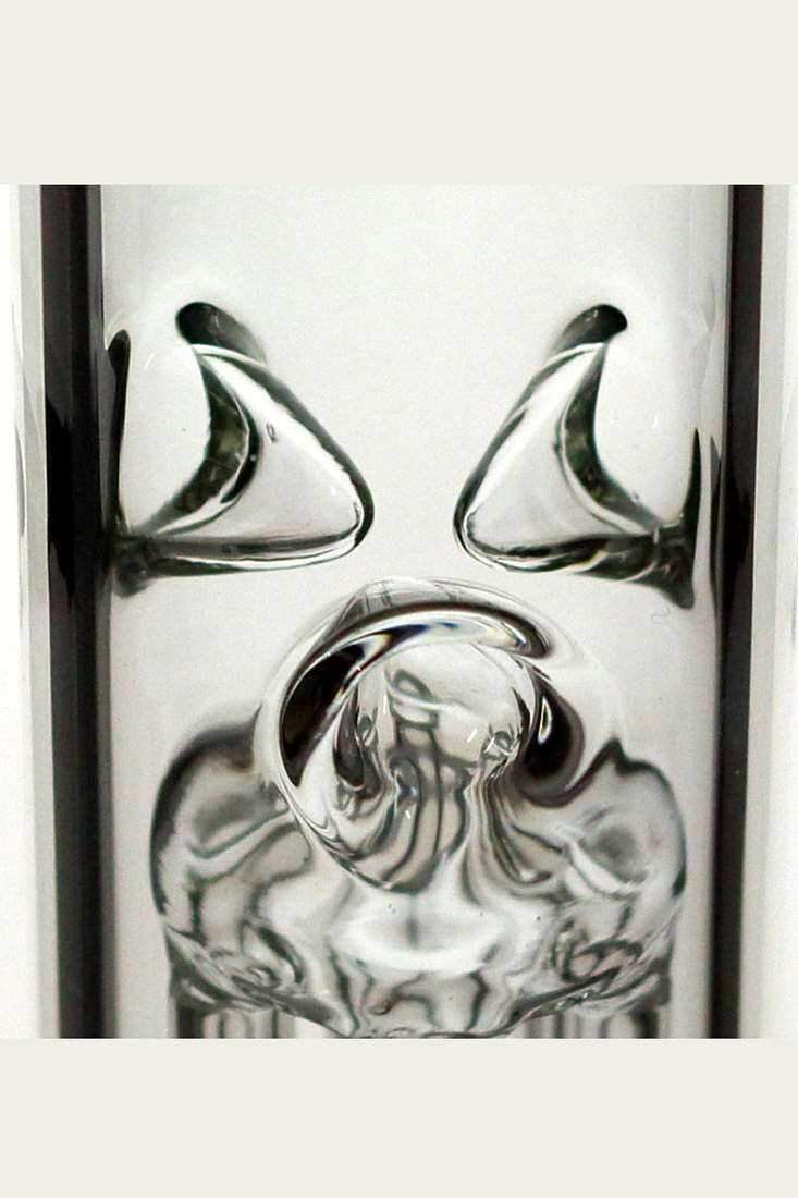 18 volcano 6 arms glass water bong