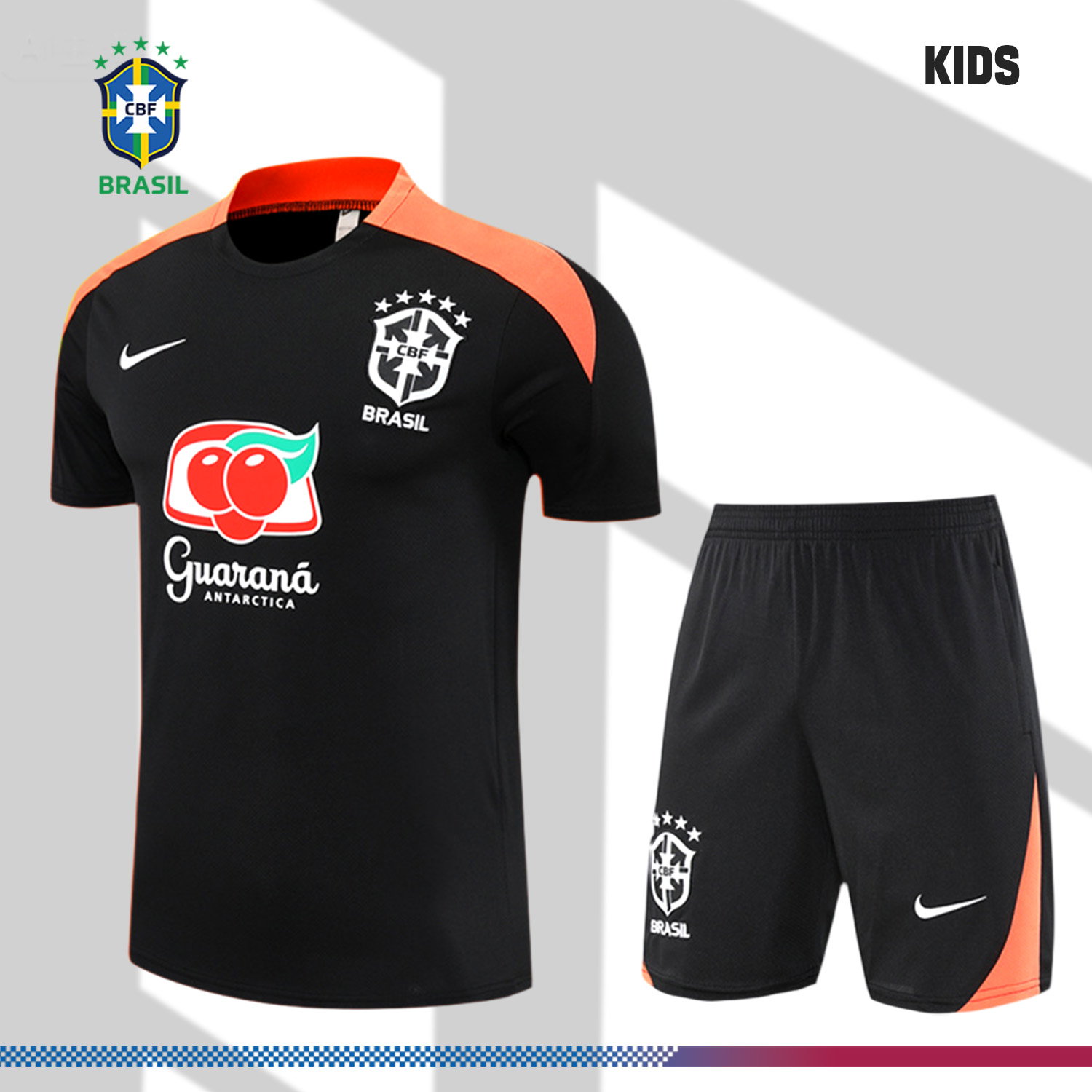 2025/2026 Brazil Short Sleeve Training Kit (Kids Kit)