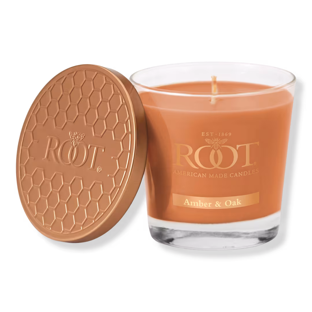 Root Candles  Legacy Collection Luxury Scented Candle - Amber & Oak