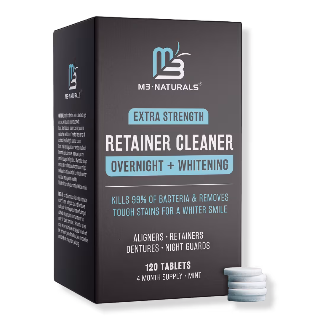 M3  Mint Overnight + Whitening Retainer Cleaner