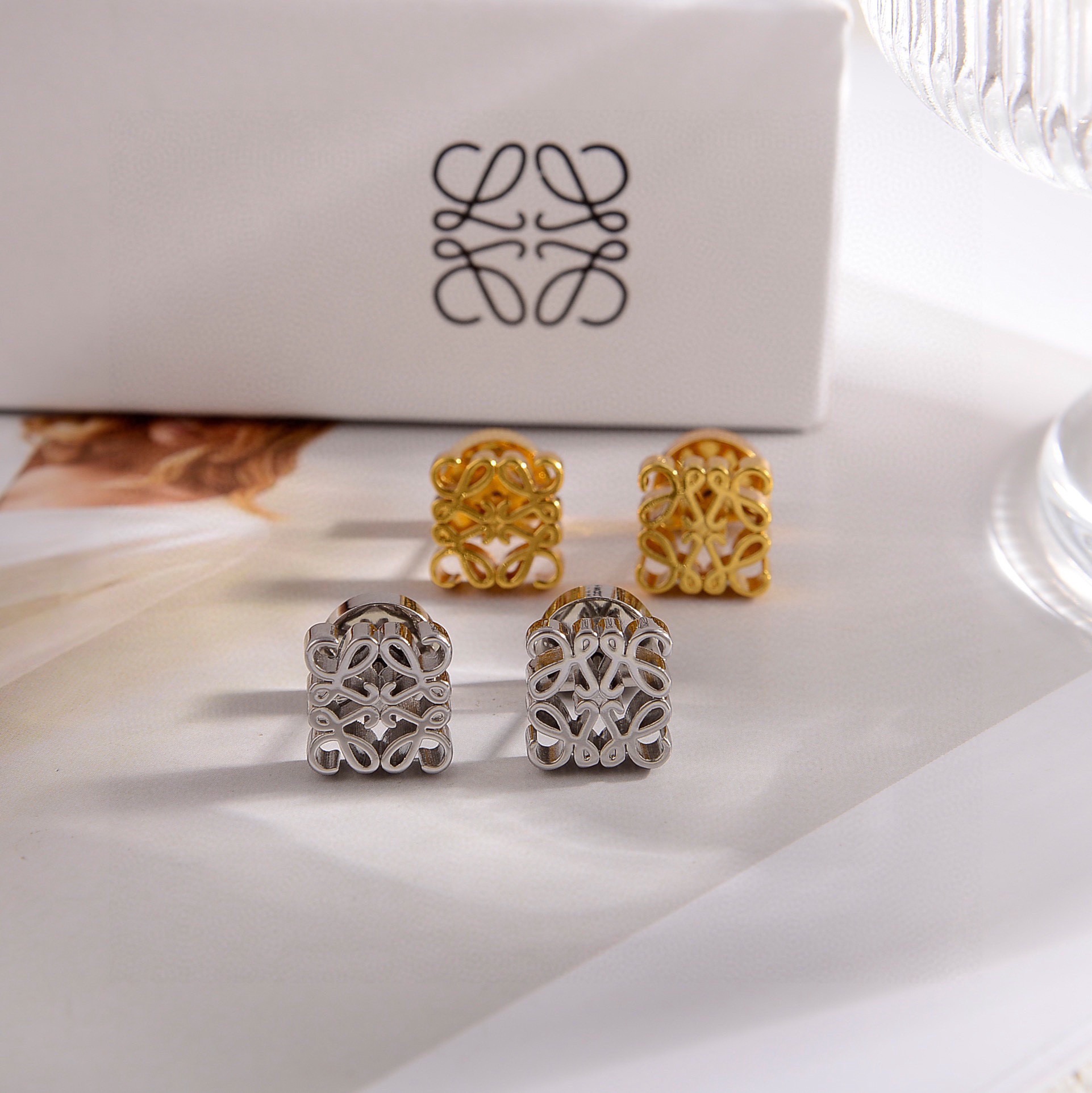 Loewe Anagram Stud Earrings