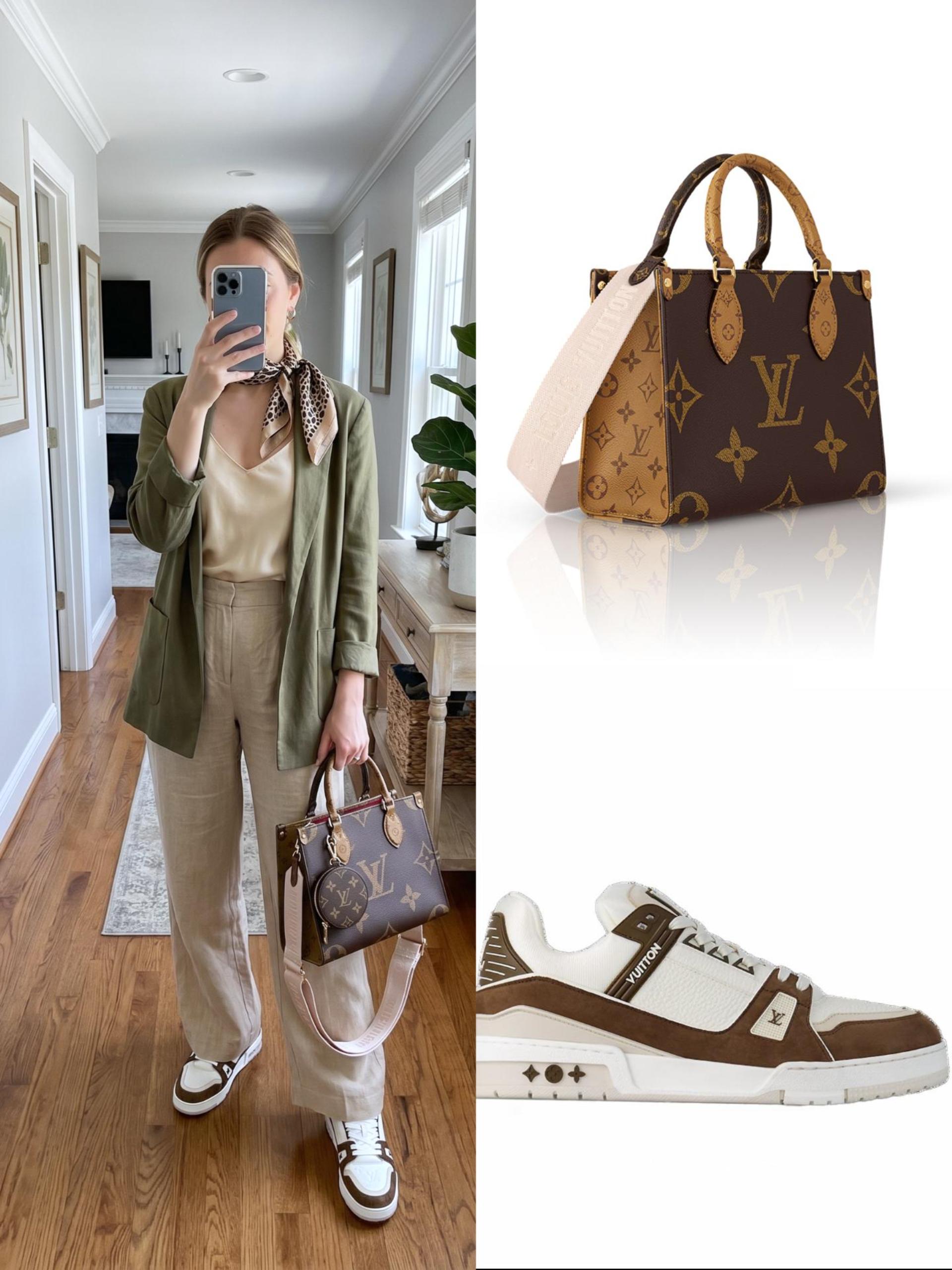 LV Shoes & Bag Set