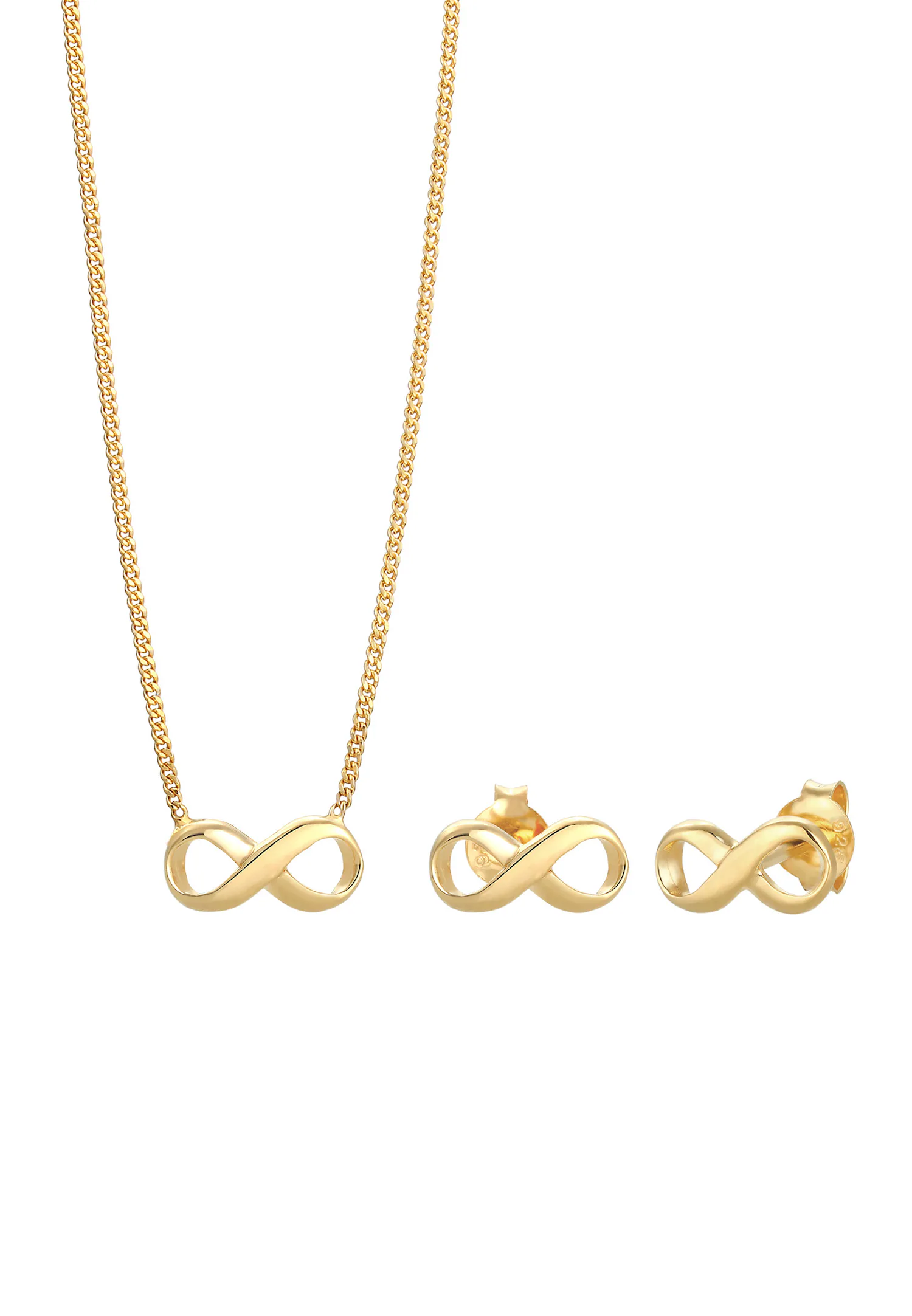 Infinity Symbol Unendlichkeit 925 Silber, mit Kristallen von Swarovski®