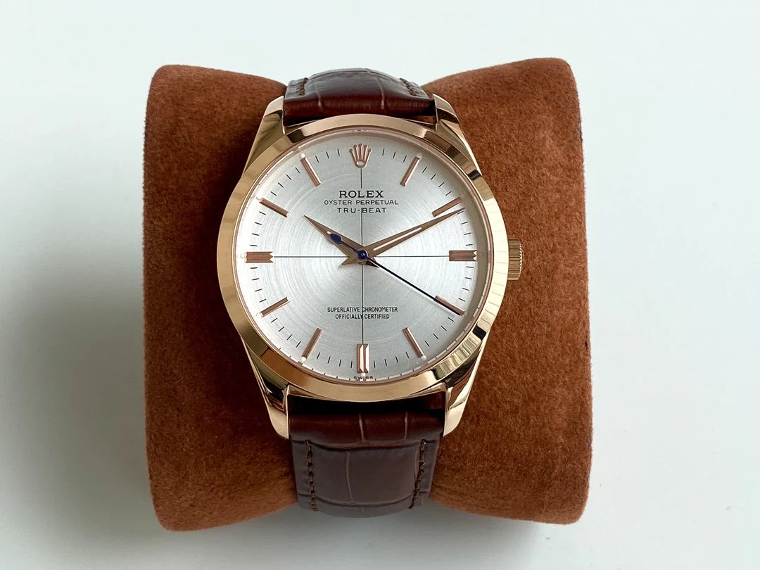 Rolex Watch OYSTER PERPETUAL 41 STAINLESS STEEL LEATHER Watch