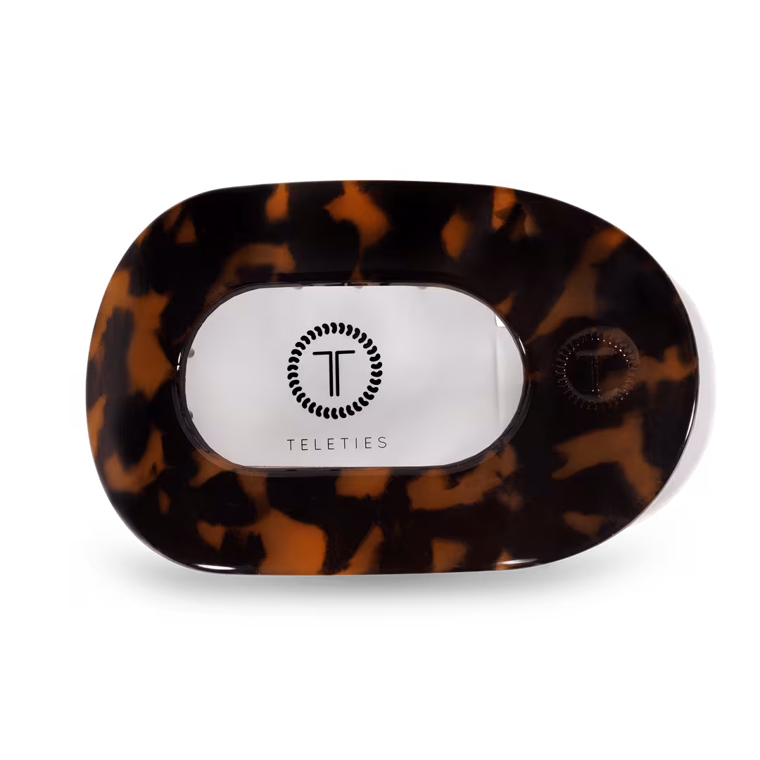 TELETIES  Large Flat Round Hair Clip