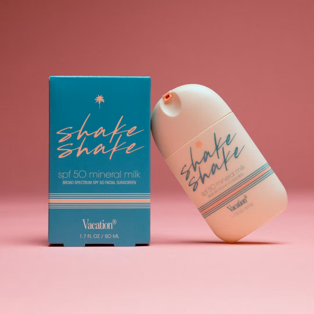 Vacation  Shake Shake SPF 50 Mineral Milk Face Sunscreen