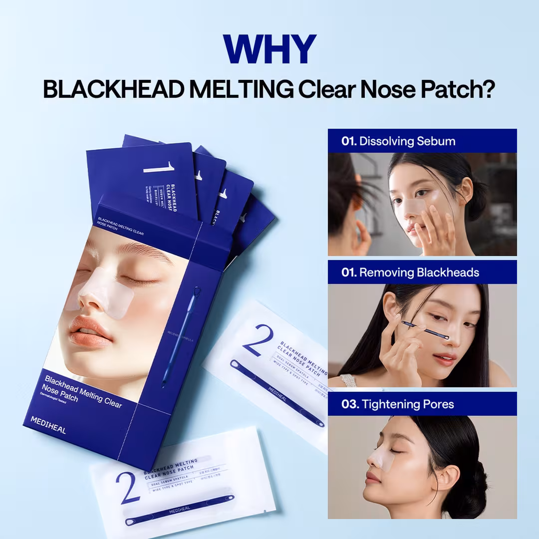 MEDIHEAL  Blackhead Melting Clear Nose Patch