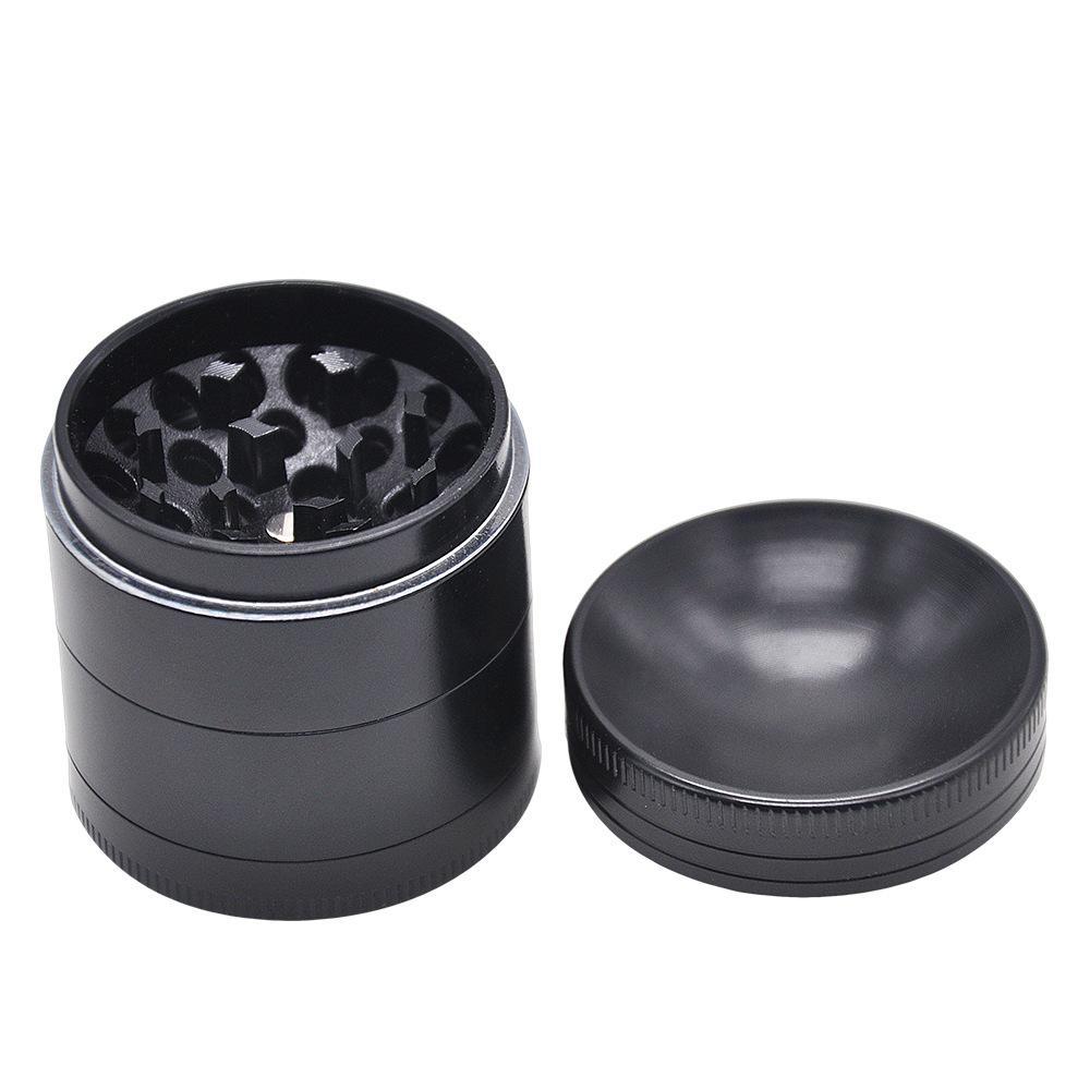 Herb Grinder With Mixing Concave Lid 4 Layer Small 40MM (2 Color)