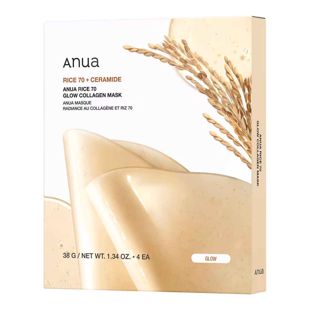 ANUA  Rice 70 Glow Collagen Mask