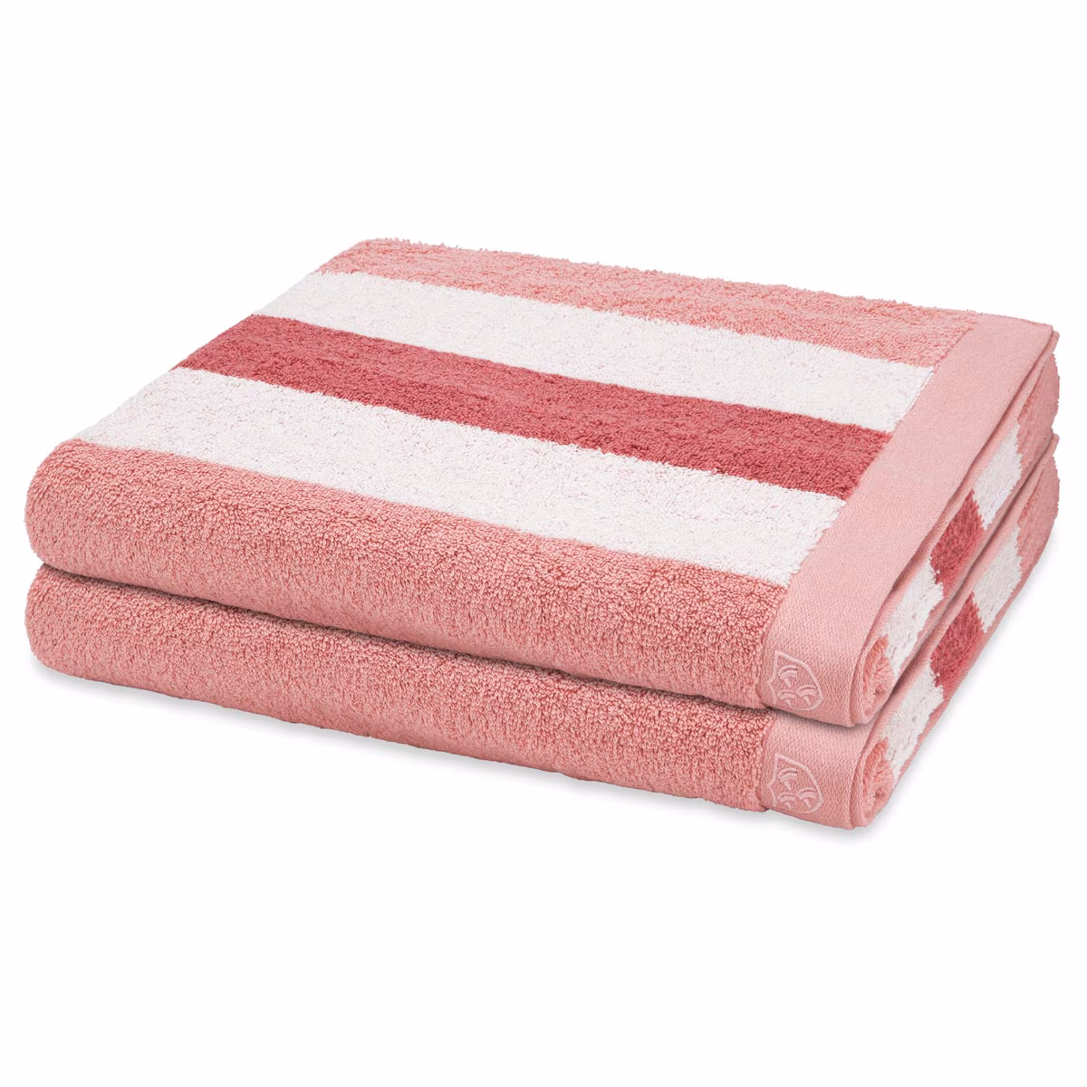 Duschtuch-Set Doubleface Stripes 2er Set