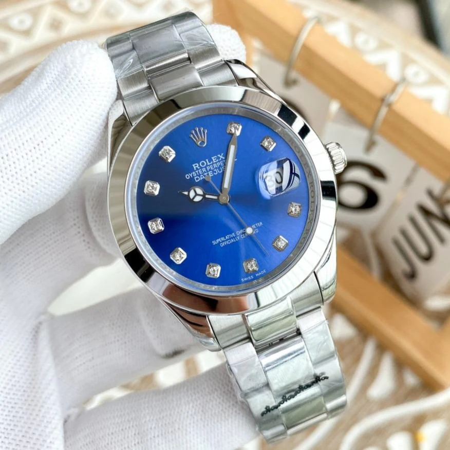 Rolex Watch DATEJUST 41 SMOOTH DIAMOND NUMERALS Watch