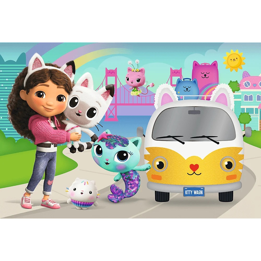 Puzzle 60 El. Gabby I Kocie Przygody, Koci Domek Gabi