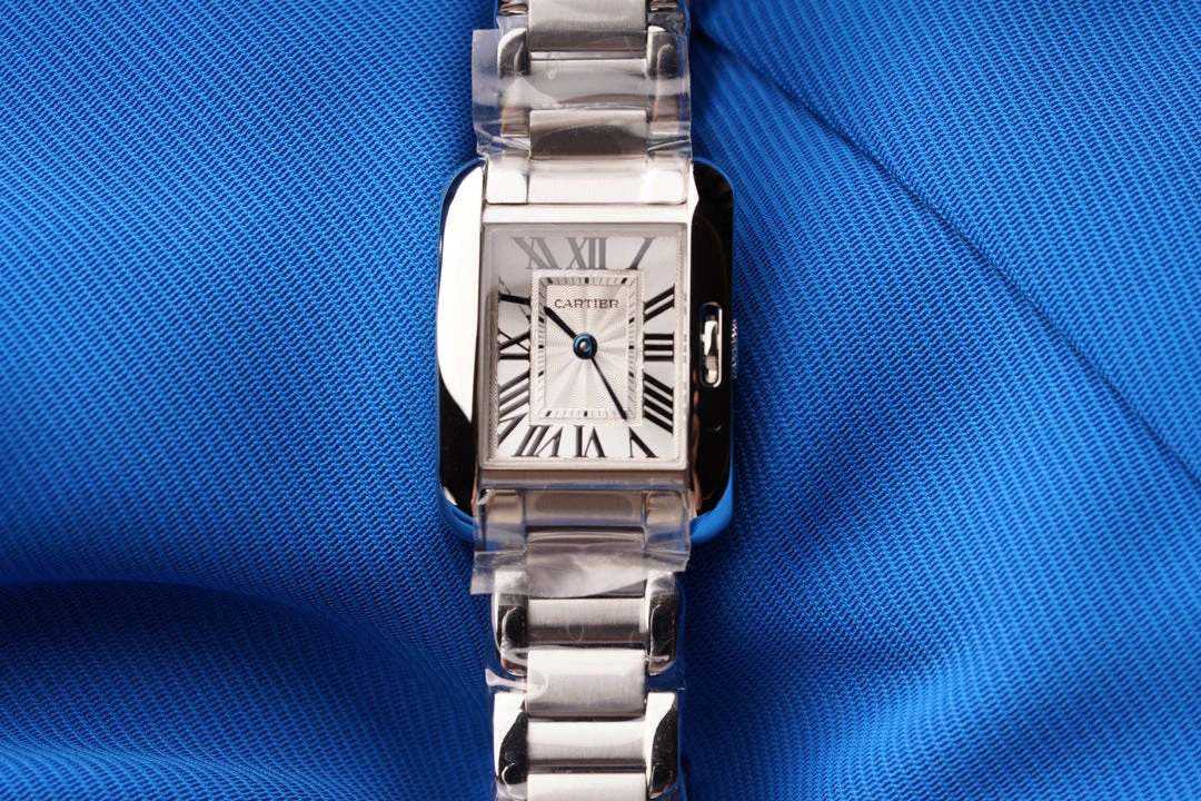Cartier Watch TANK ANGLAISE STEEL ROMAL NUMERALS