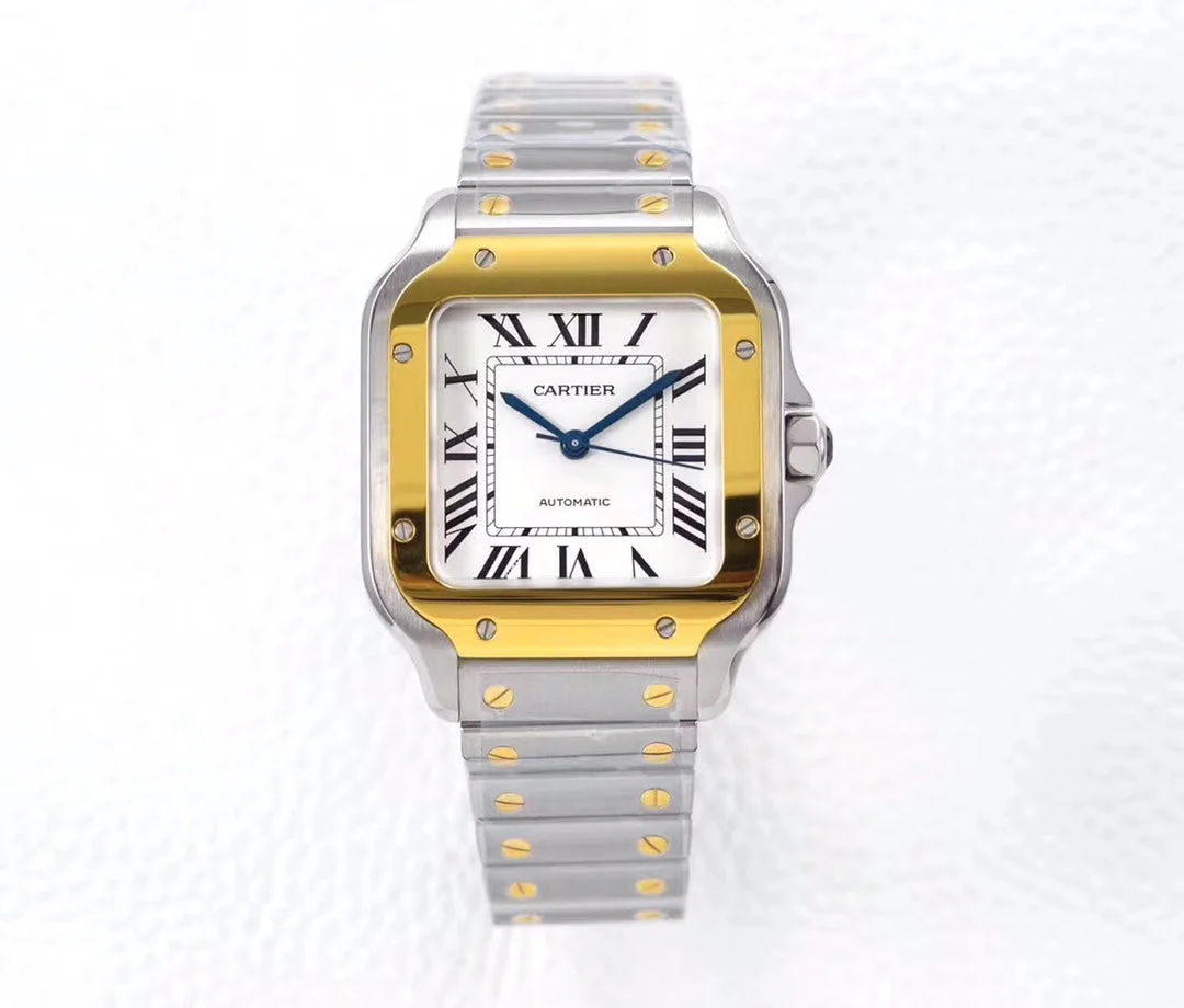 Cartier Watch SANTOS LADY 35.1MM AUTOMATIC GOLD STEEL