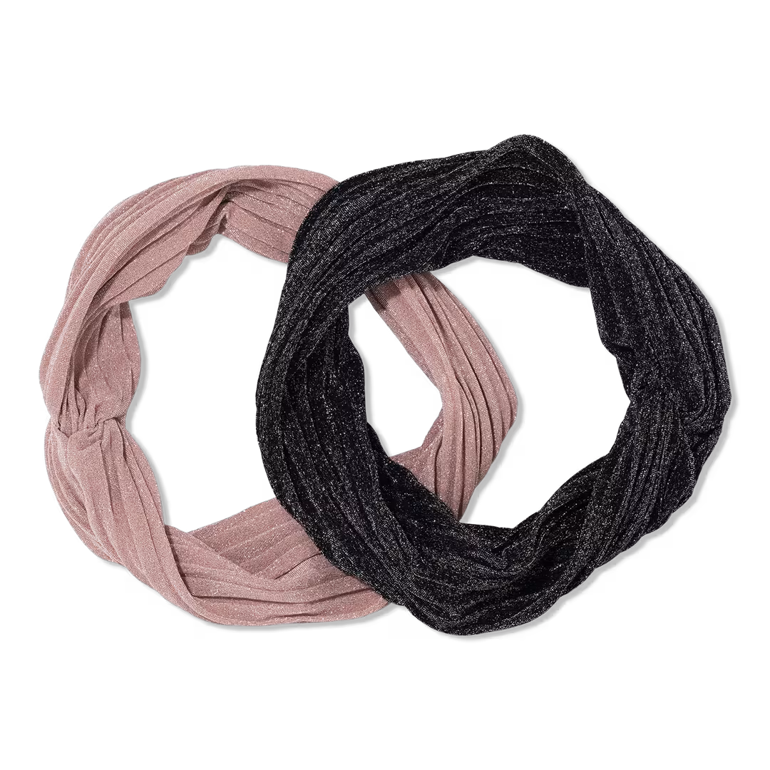 Conair Accessories  Pink and Black Headwraps
