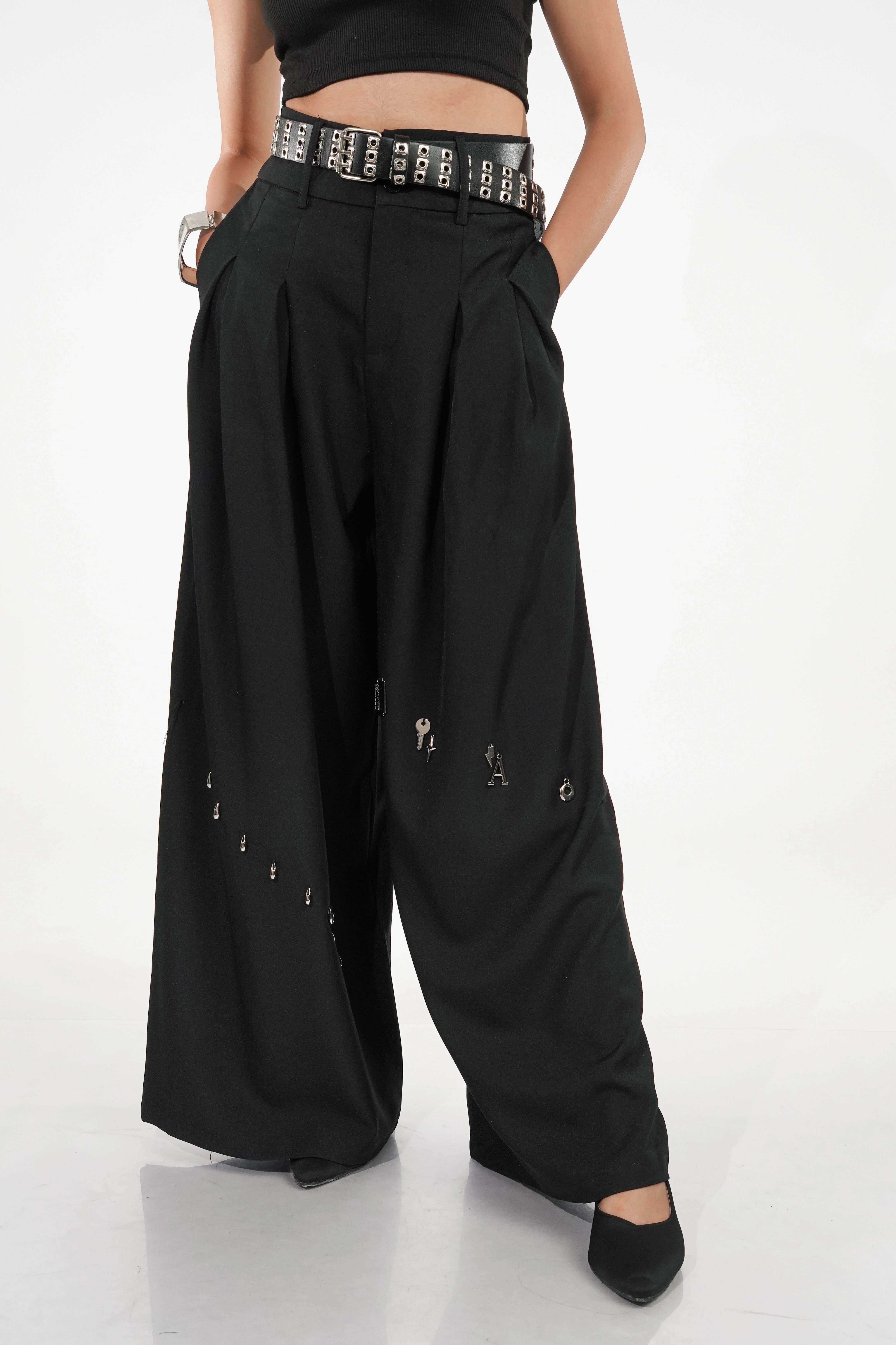 Pin Drop Pleated Pants