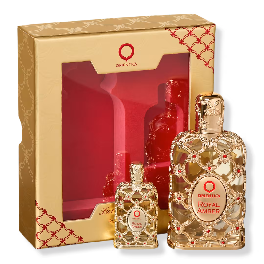Orientica Perfumes  Royal Amber Eau De Parfum 2-Piece Set