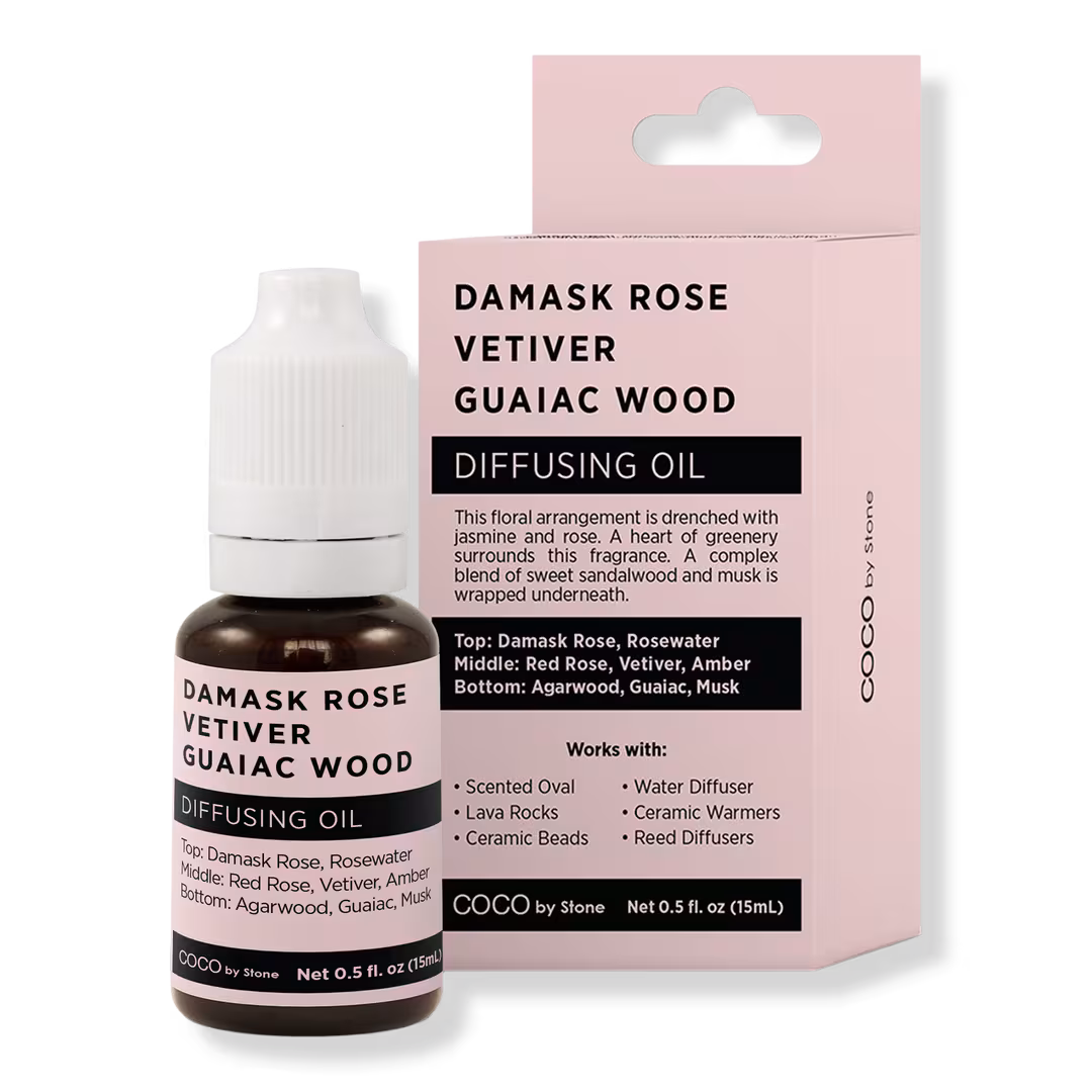 COCO by Stone  Damask Rose Vetiver Guaiac Wood Diffusing Oil