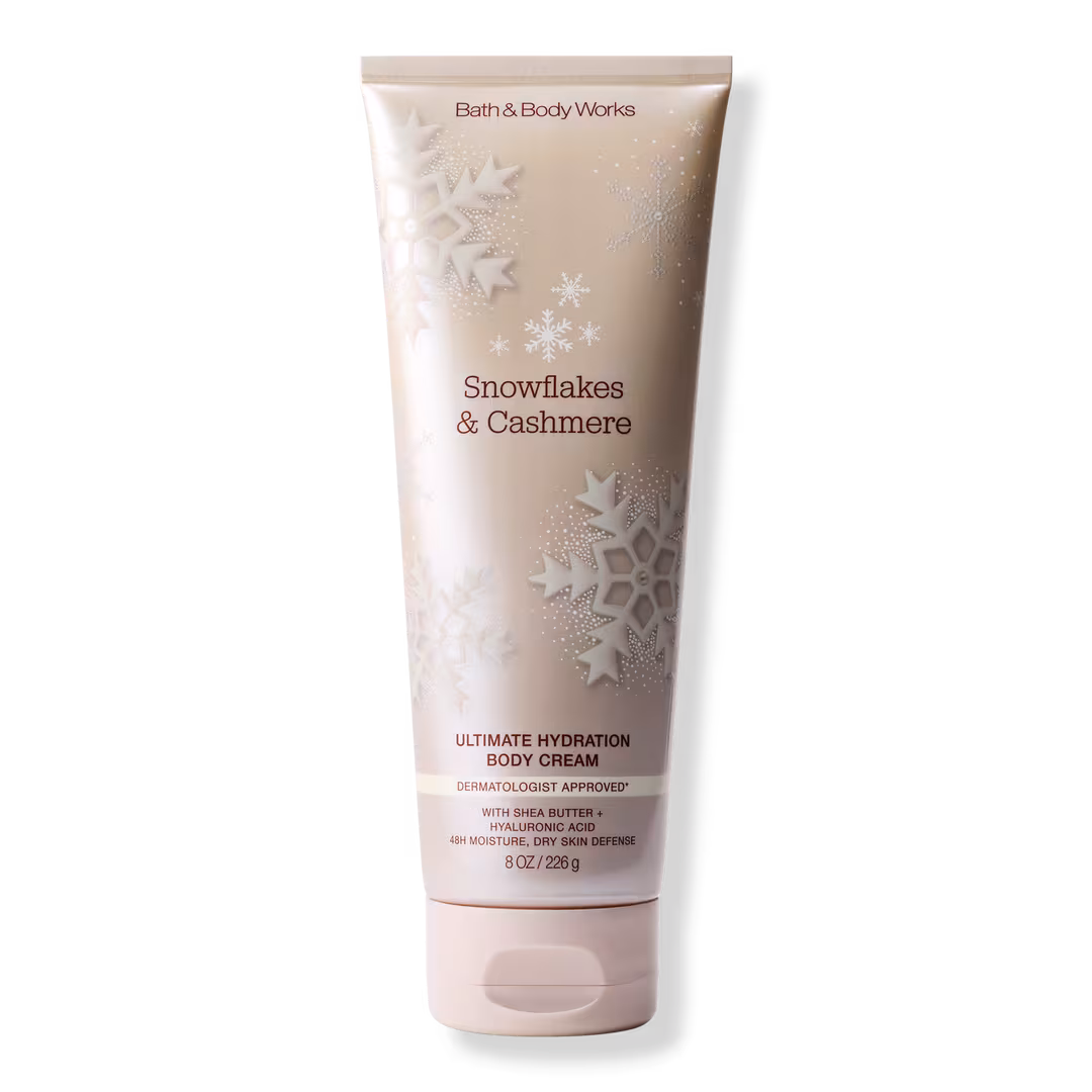 Bath & Body Works  Snowflakes & Cashmere Ultimate Hydration Body Cream